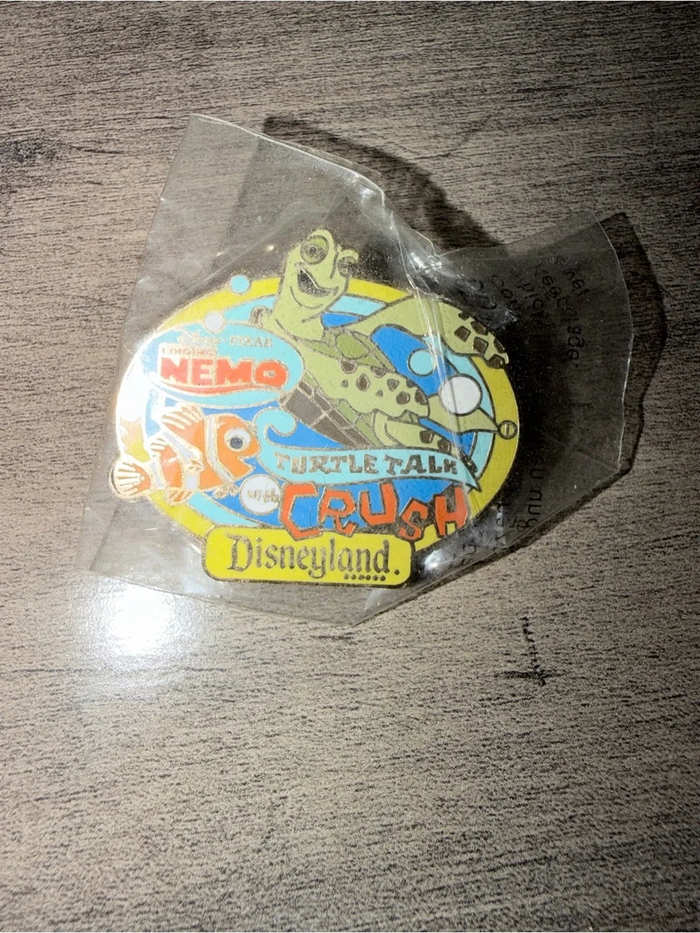 Disneyland Enamel Pin Lot - Multi Color Turtle Talk & Character Set
